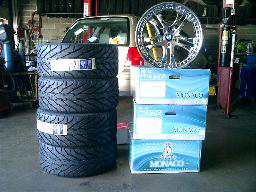 custom rims and low profile tires